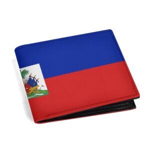 Men's Minimalist PU Leather Wallet Paper Folded Wallet