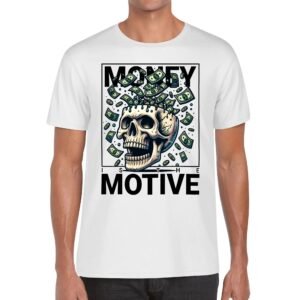 Men's Cotton Front & Back Printing T-Shirt-Halloween