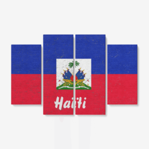 4 Piece Canvas Wall Art for Living Room - Framed Ready to Hang 4x12"x32