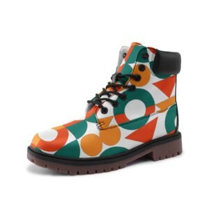 Premium Lightweight Microfiber Leather Chukka Boots-Pattern2